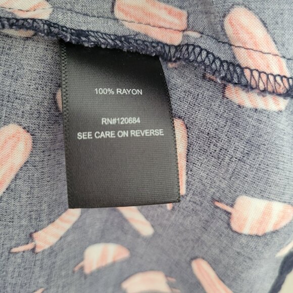 Torrid Popsicle Flowy Midi Dress Elastic Tie Waist Pockets Women's Size 1 - Picture 7 of 9